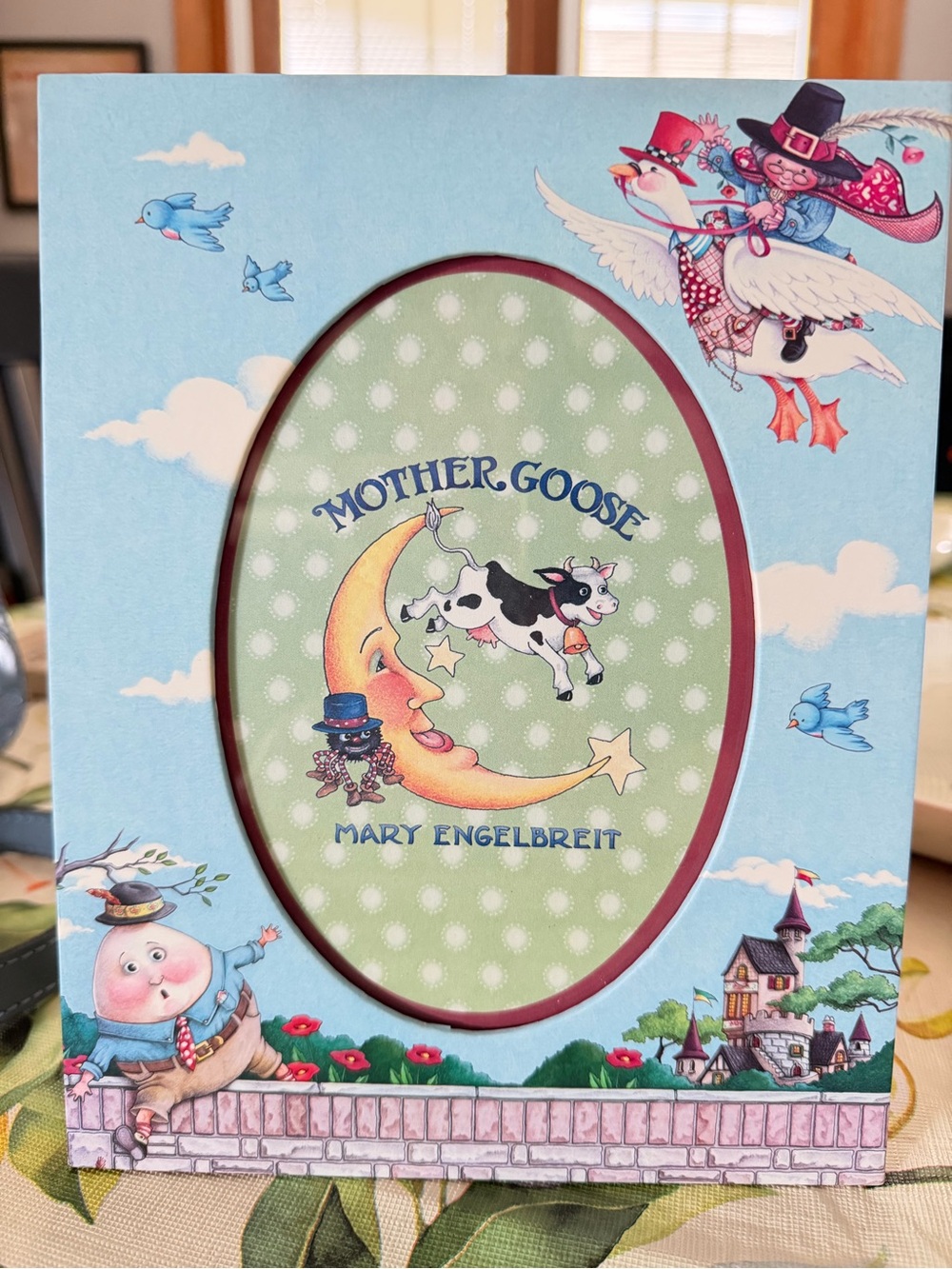 Mary Engelbreit Mother Goose Picture Frame - Light Blue & Green